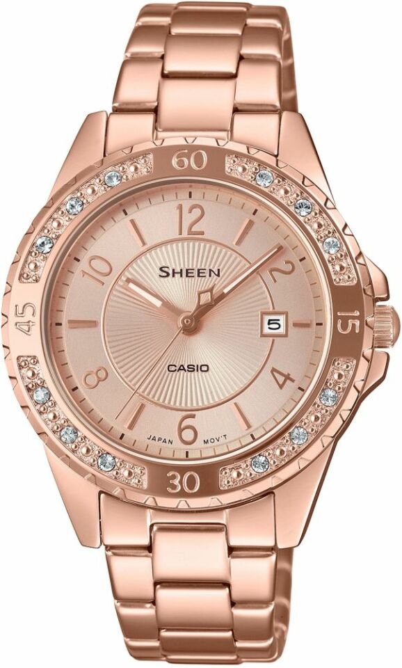 Casio She-4532Pg-4Audf Sheen Kadın Kol Saati