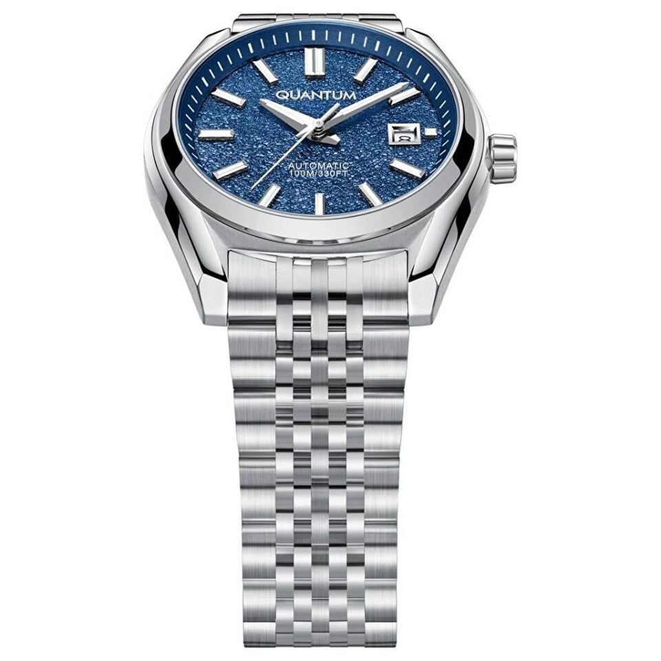 Quantum QMG1251B.390 Otomatik Çelik Gri Safir 10 Atm 41 Mm Erkek Kol Saati
