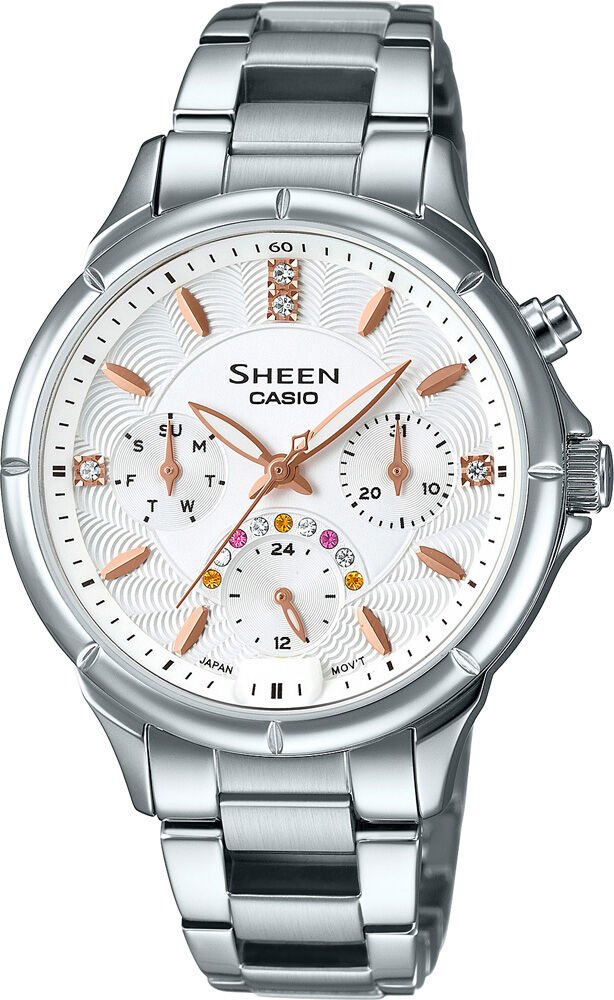 Casio She-3047D-7Audr Sheen Kadın Kol Saati