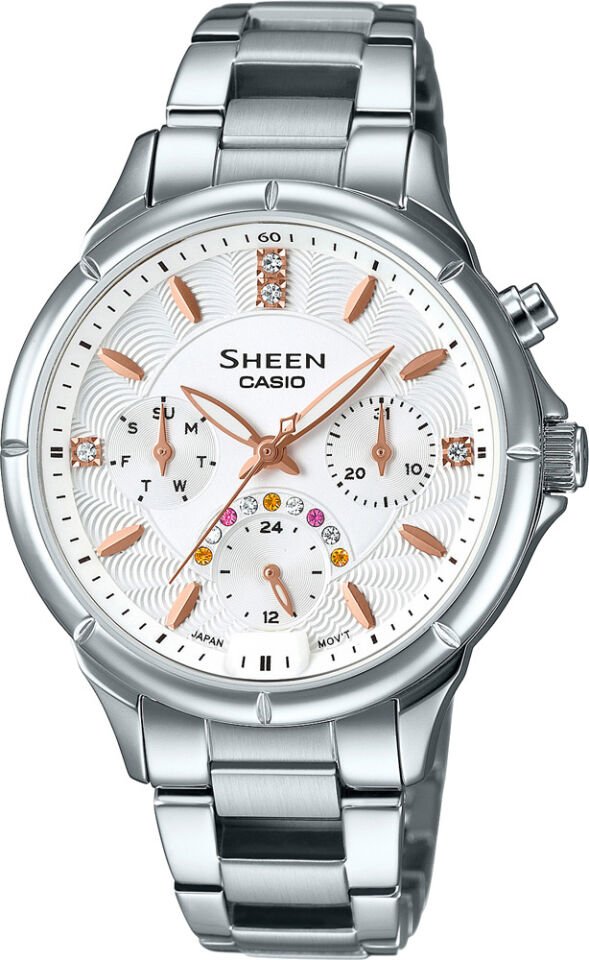 Casio She-3047D-7Audr Sheen Kadın Kol Saati