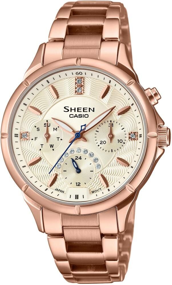 Casio She-3047Pg-9Audr Sheen Kadın Kol Saati