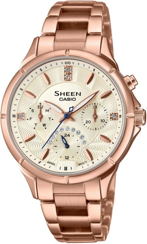 Casio She-3047Pg-9Audr Sheen Kadın Kol Saati