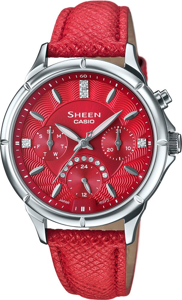 Casio She-3047L-4Audr Sheen Kadın Kol Saati
