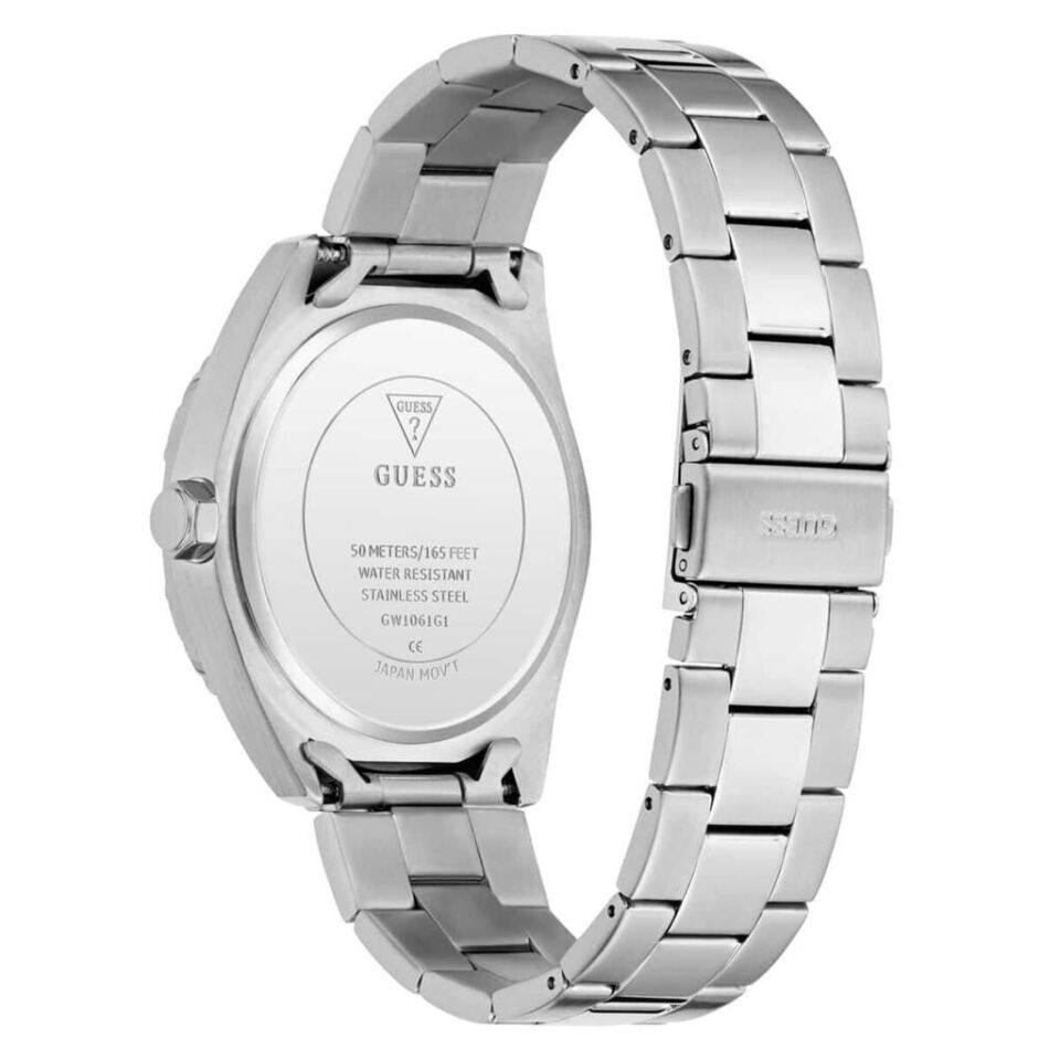 Guess GUGW1061G1 Quartz Çelik Gri Yeşil Kadran 43 Mm Erkek Kol Saati