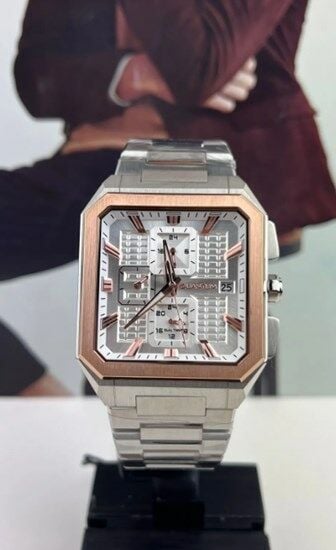 Quantum PWG1174.530 Quartz Çelik Gri Dikdörtgen Kasa 42 Mm Erkek Kol Saati