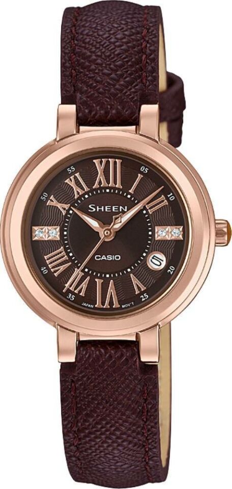 Casio She-4029Pgl-5Audf Sheen Kadın Kol Saati