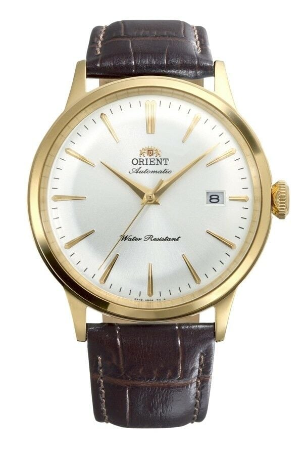 Orient RA-AC0028S30B Bambino Otomatik Deri Kahverengi Beyaz Kadran 41 Mm Erkek Kol Saati