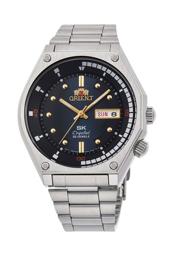 Orient RA-AA0B03L39B Otomatik Çelik Gri Lacivert Kadran 42 Mm Erkek Kol Saati