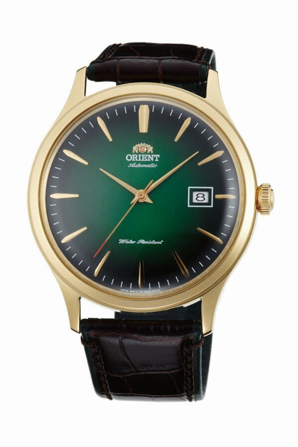 Orient TAC08002F0 Otomatik Deri Kahverengi Yeşil Kadran 42 Mm Erkek Kol Saati