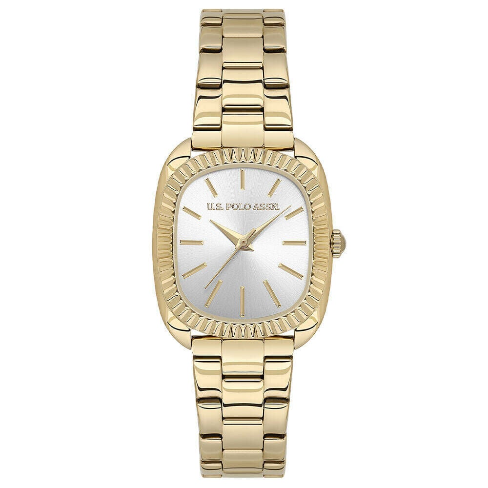U.s. Polo Assn. USPA2143-04 Quartz Çelik Altın Rengi Gri Kadran 28X33 Mm Kadın Kol Saati
