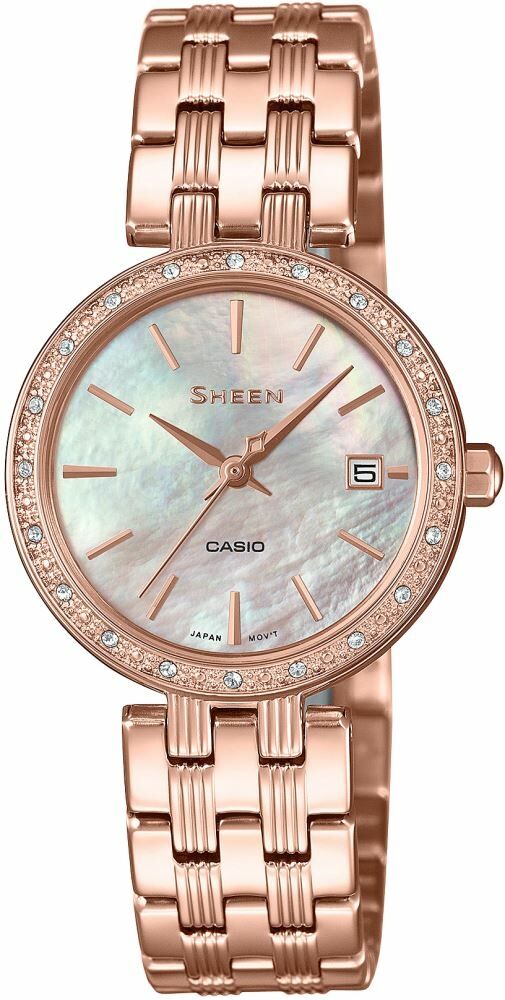 Casio She-4060Pg-4Audf Sheen Kadın Kol Saati