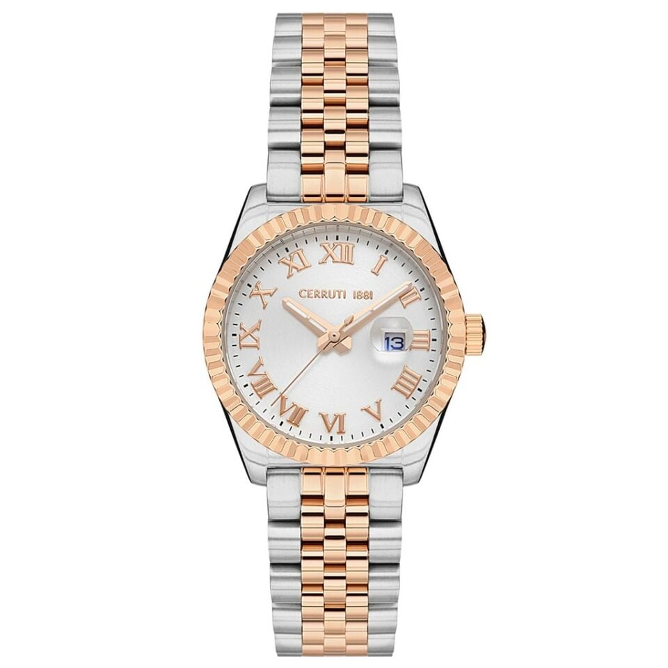 Cerruti1881 Cıwlg0037904 Quartz Çelik Rose/Gri 31 Mm Kadın Kol Saati
