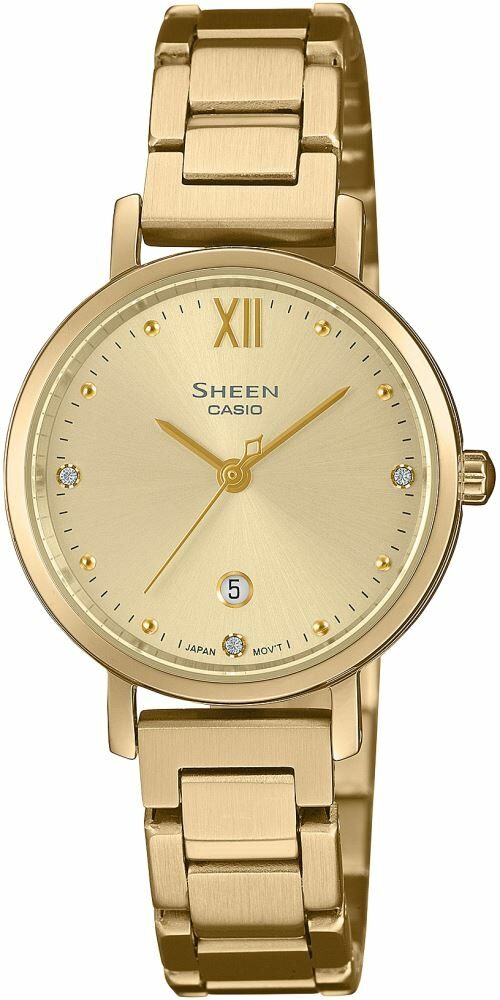 Casio She-4540G-9Audf Sheen Kadın Kol Saati