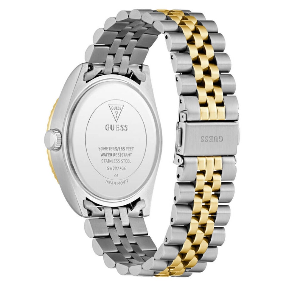 Guess GUGW0977G6 Quartz Çelik Gri Altın Rengi 42 Mm Erkek Kol Saati