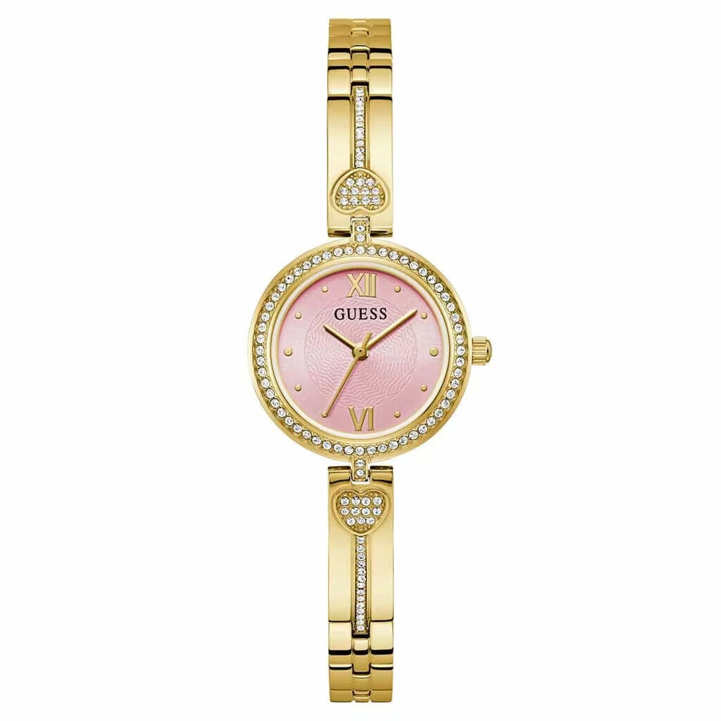 Guess GUGW0655L5 Quartz Çelik Altın Rengi Pembe Kadran 27 Mm Kadın Kol Saati
