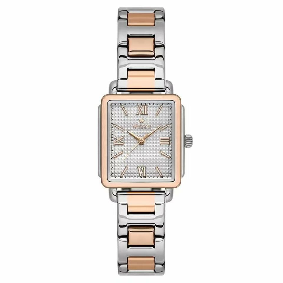 Wesse WWL114902 Quartz Çelik Gri Rosegold 25X35 Mm Kadın Kol Saati