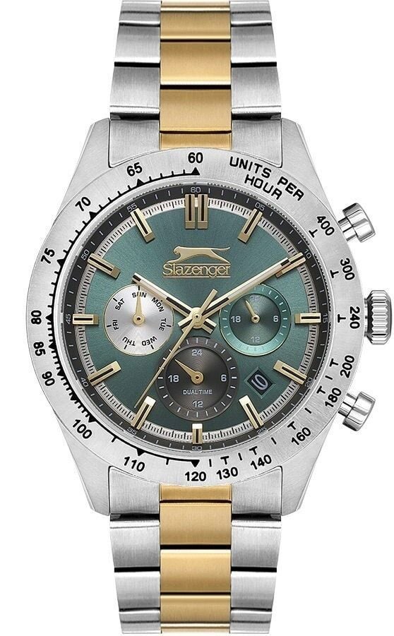 Slazenger SL.09.2419.2.06 Quartz Çelik Altın/Gri 44 Mm Erkek Kol Saati
