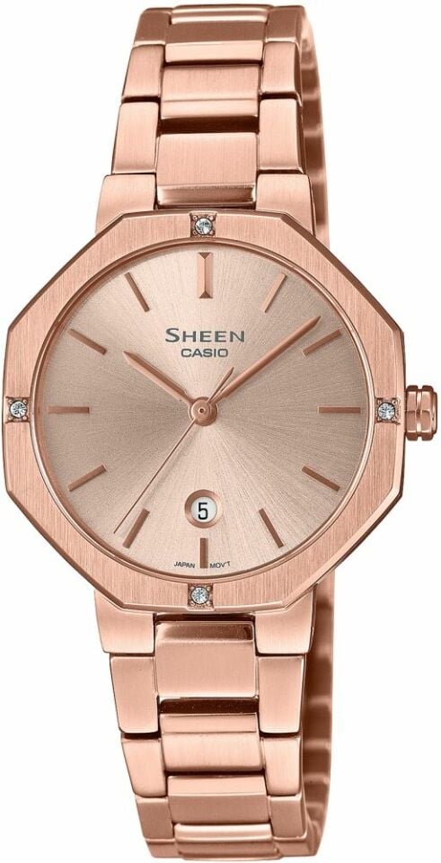 Casio She-4543Pg-4Audf Sheen Kadın Kol Saati