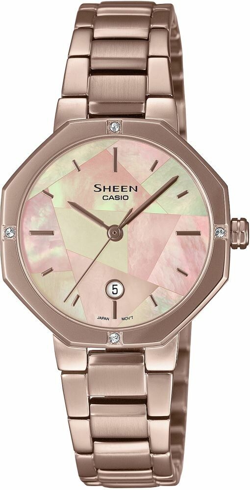 Casio She-4543Cg-4Audf Sheen Kadın Kol Saati