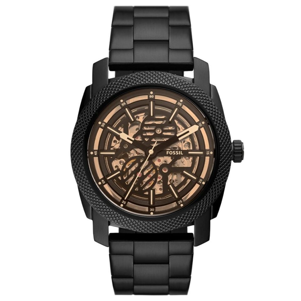 Fossil FME3253 Otomatik Çelik Siyah 45 Mm Erkek Kol Saati