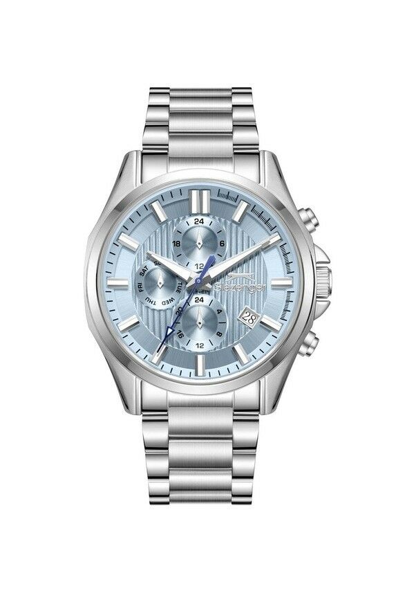 Slazenger SL.09.2632.2.300 Quartz Çelik Gri 10 Atm 43 Mm Erkek Kol Saati