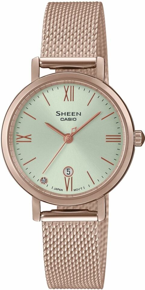 Casio She-4540Cm-3Audf Sheen Kadın Kol Saati