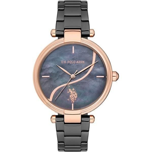 U.s Polo Assn USPA2021-04 37 Mm Füme Çelik Kadın Kol Saati
