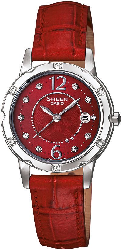 Casio She-4021L-4Adf Sheen Kadın Kol Saati