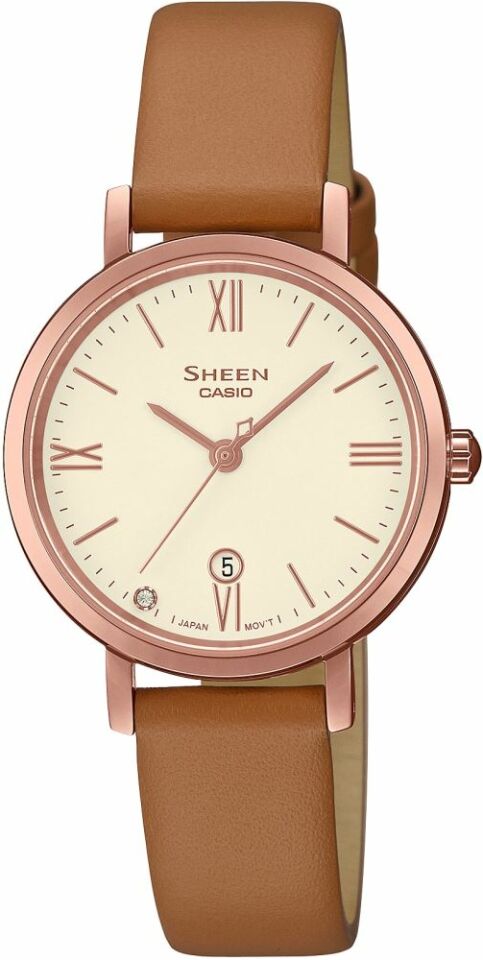 Casio She-4540Cgl-9Audf Sheen Kadın Kol Saati