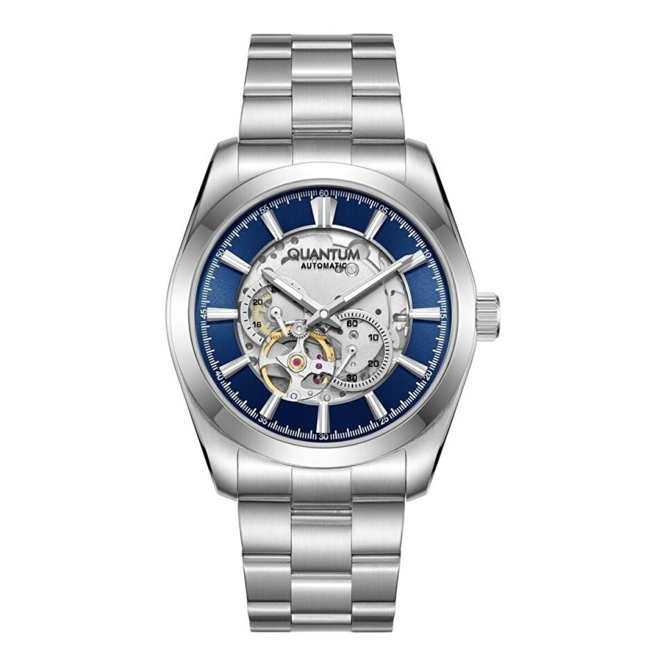 Quantum QMG1132B.390 Otomatik Çelik Gri Safir 10 Atm 41 Mm Erkek Kol Saati