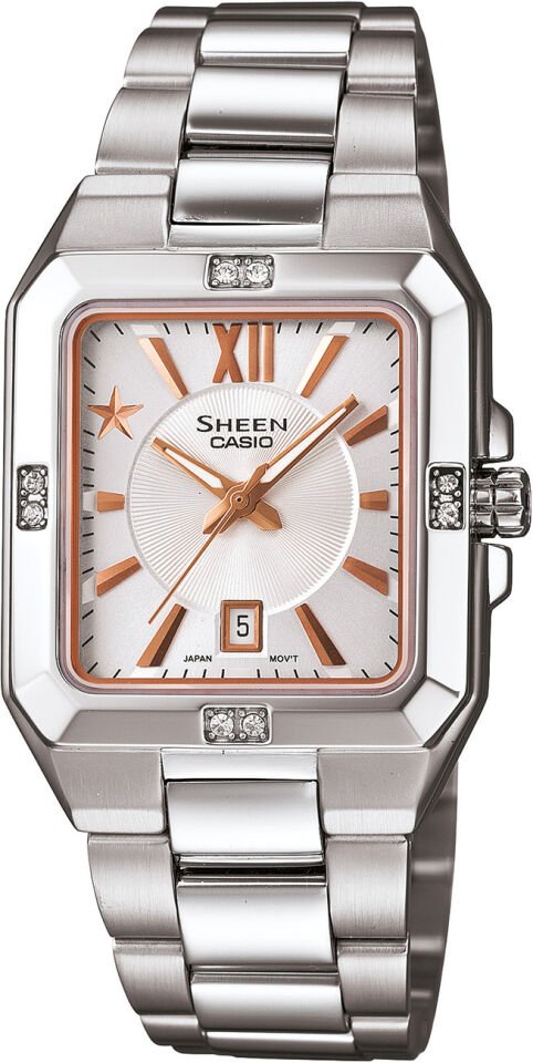 Casio She-4501D-7Adr Sheen Kadın Kol Saati