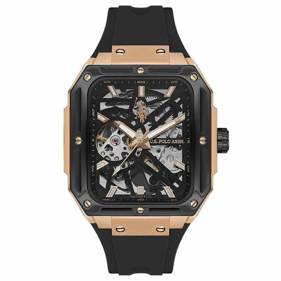U.s. Polo Assn. USPA1122-05 Quartz Silikon Siyah Erkek Kol Saati