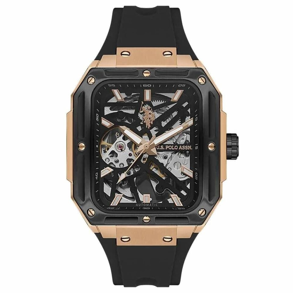 U.s. Polo Assn. USPA1122-05 Quartz Silikon Siyah Erkek Kol Saati