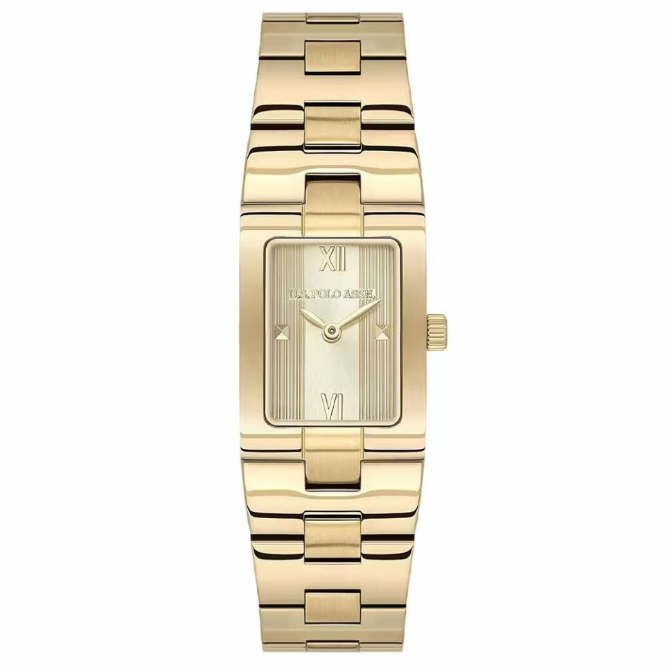 U.s. Polo Assn. USPA2155-04 Quartz Çelik Altın Rengi 20X33 Mm Kadın Kol Saati