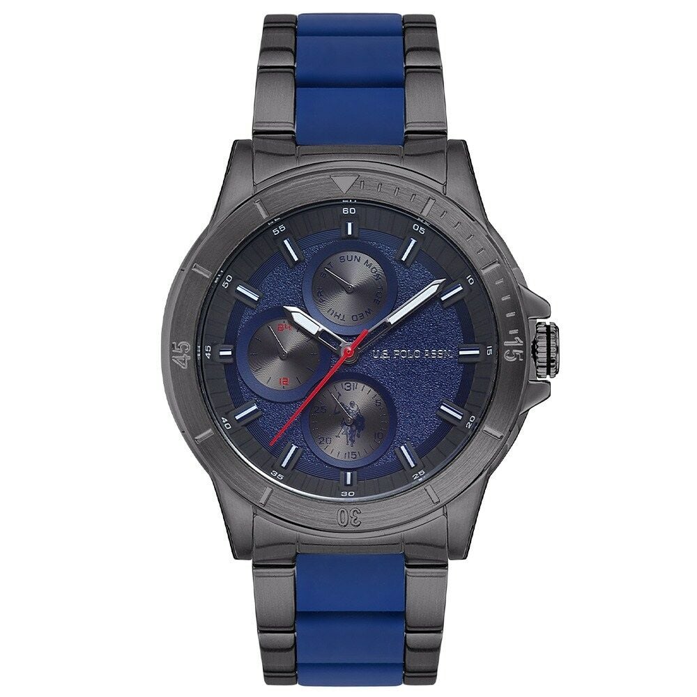 U.s Polo Assn. USPA1015-01 47 Mm Lacivert, Füme Çelik Erkek Kol Saati