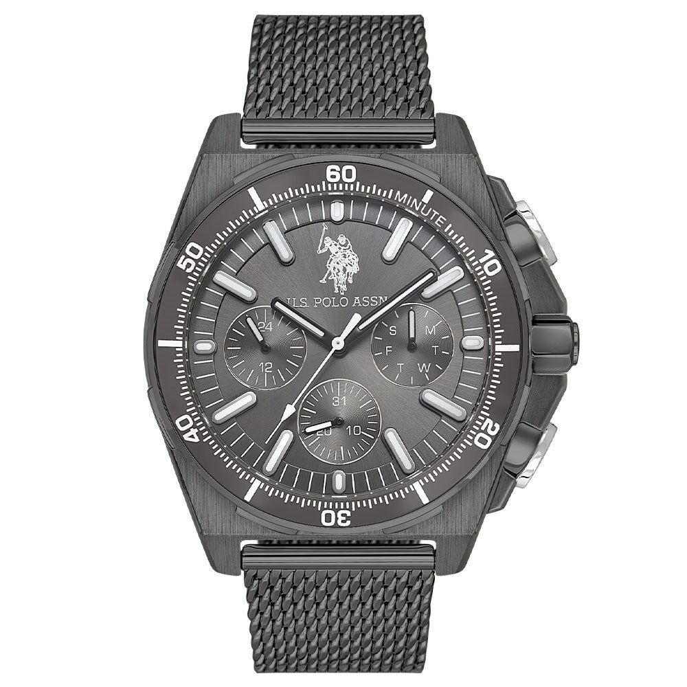 U.s. Polo Assn. USPA1092-04 Quartz Çelik Siyah 44 Mm Erkek Kol Saati