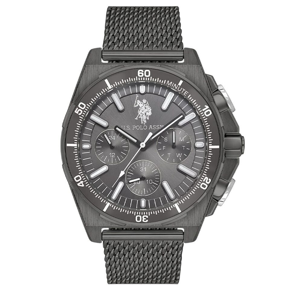 U.s. Polo Assn. USPA1092-04 Quartz Çelik Siyah 44 Mm Erkek Kol Saati