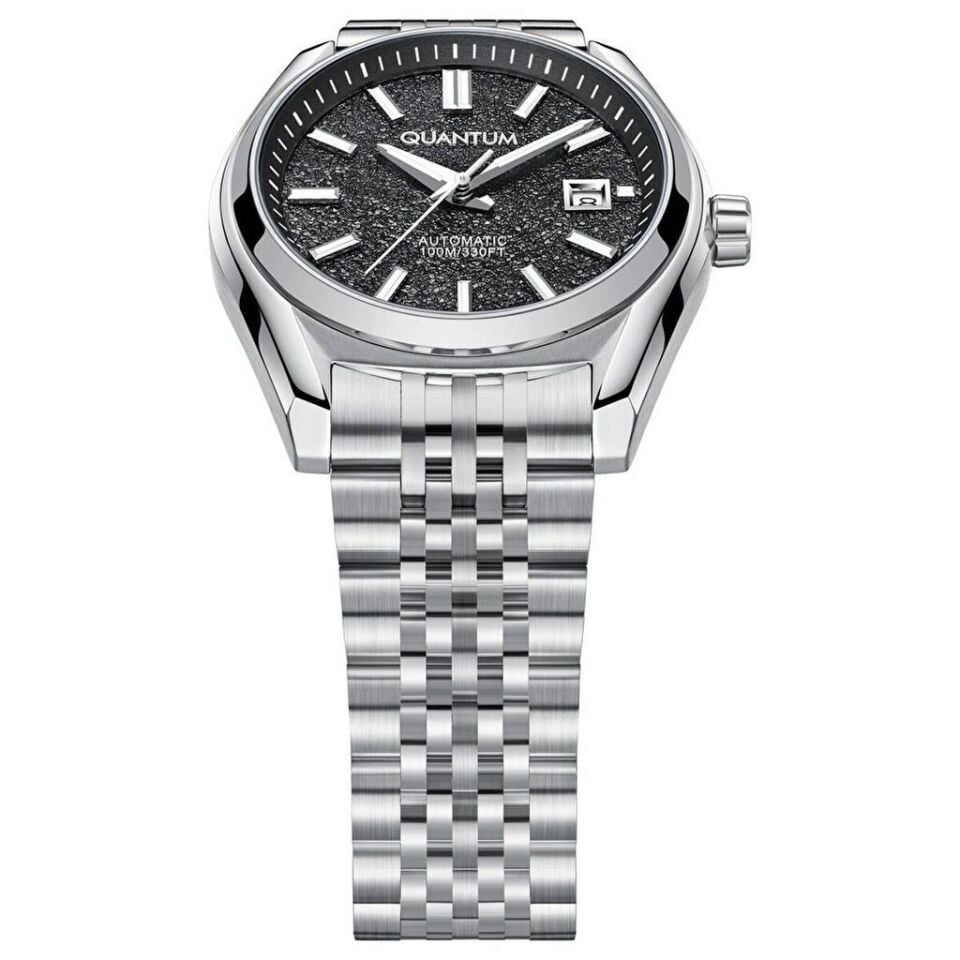 Quantum QMG1251B.350 Otomatik Çelik Gri Safir 10 Atm 41 Mm Erkek Kol Saati