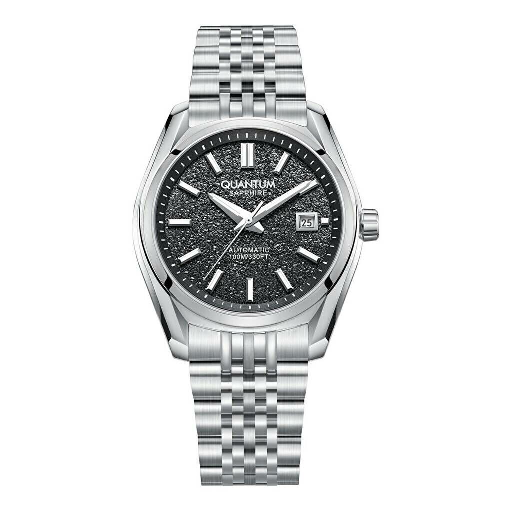 Quantum QMG1251B.350 Otomatik Çelik Gri Safir 10 Atm 41 Mm Erkek Kol Saati