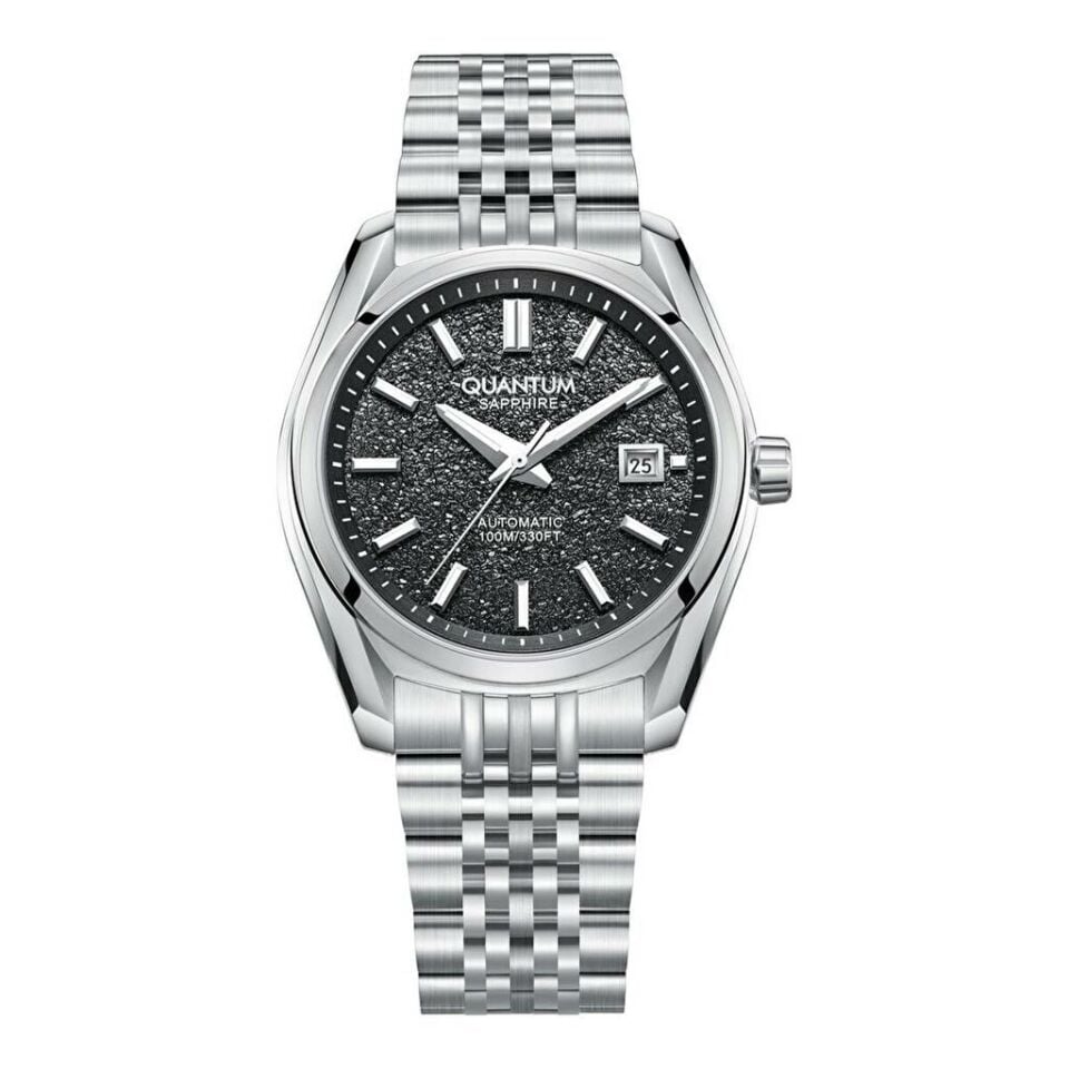 Quantum QMG1251B.350 Otomatik Çelik Gri Safir 10 Atm 41 Mm Erkek Kol Saati