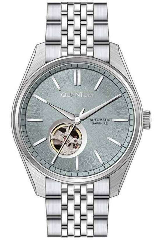 Quantum QMG1207.360 Otomatik Çelik Gri Safir 10 Atm 41 Mm Erkek Kol Saati