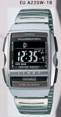 Casio A220W-1Bqd Futurist Digital Erkek Kol Saati