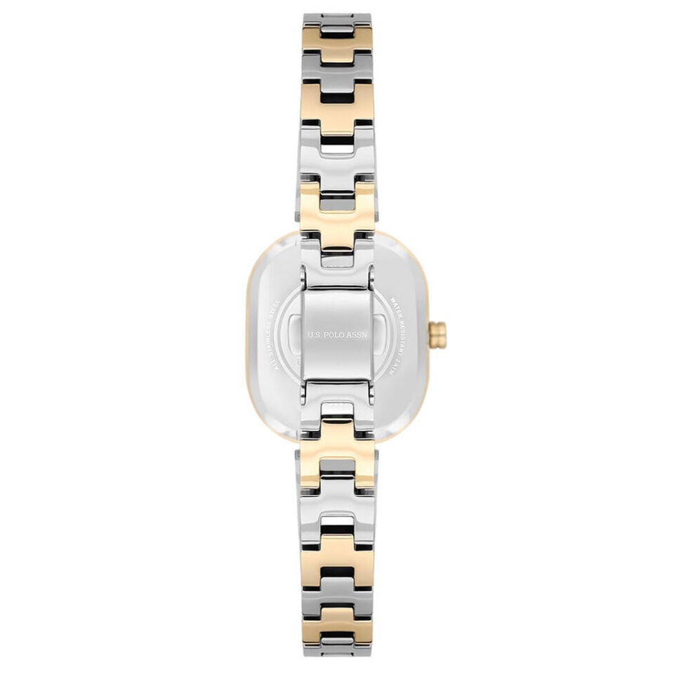 U.s. Polo Assn. USPA2167-02 Quartz Çelik Gri Altın Rengi 24X30 Mm Kadın Kol Saati