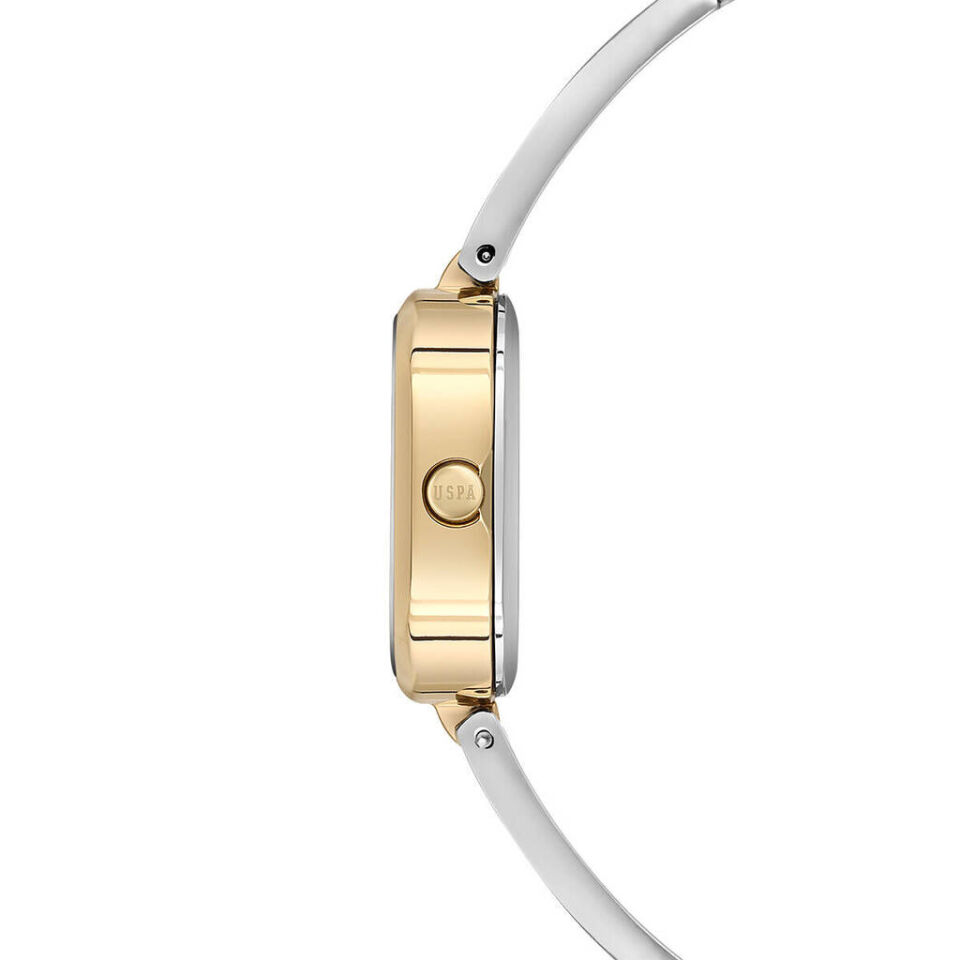 U.s. Polo Assn. USPA2167-02 Quartz Çelik Gri Altın Rengi 24X30 Mm Kadın Kol Saati