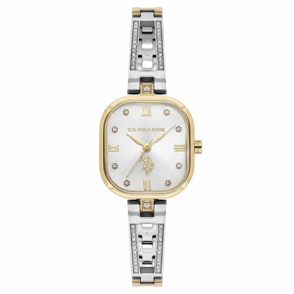 U.s. Polo Assn. USPA2167-02 Quartz Çelik Gri Altın Rengi 24X30 Mm Kadın Kol Saati