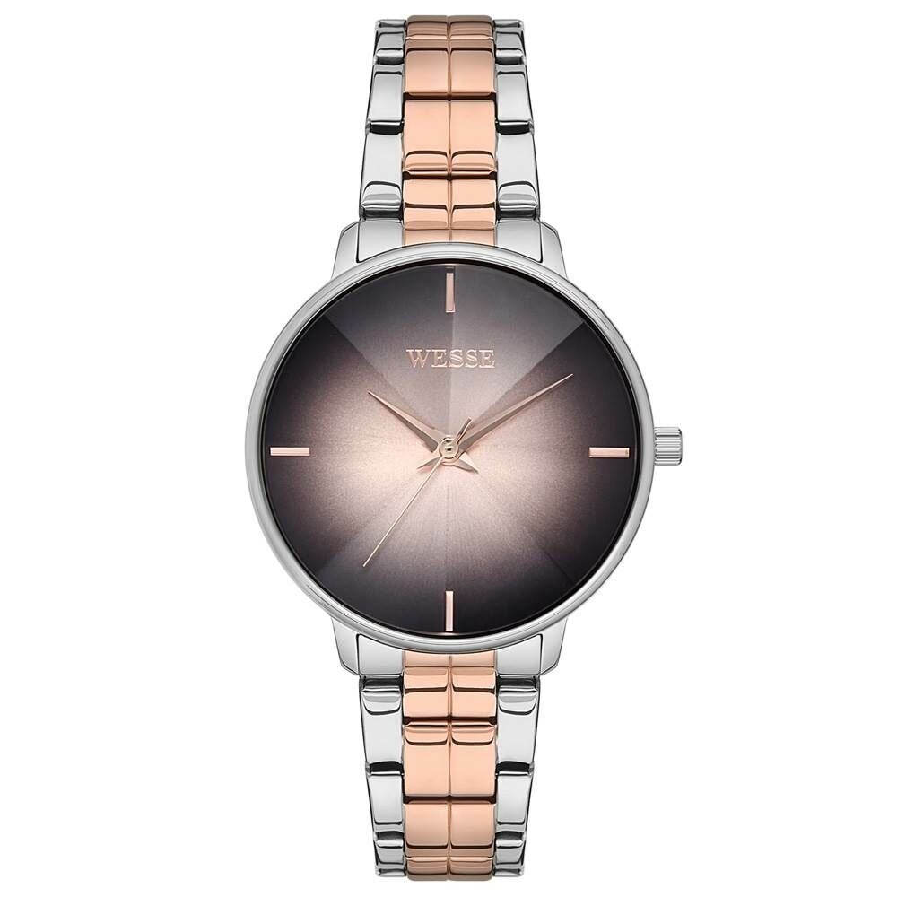 Wesse WWL108704 Quartz Çelik 36 Mm Rose Gold /Gri Çelik Kadın Kol Saati