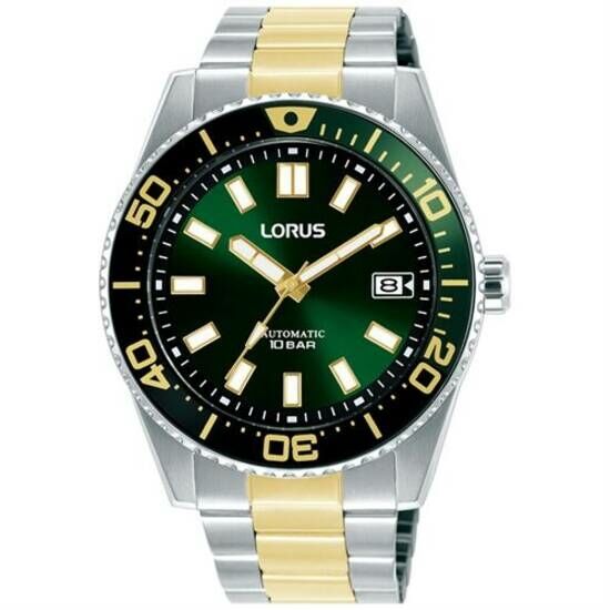 Lorus RU429AX9 Otomatik Çelik Gri Altın Rengi 10 Atm 42 Mm Erkek Kol Saati