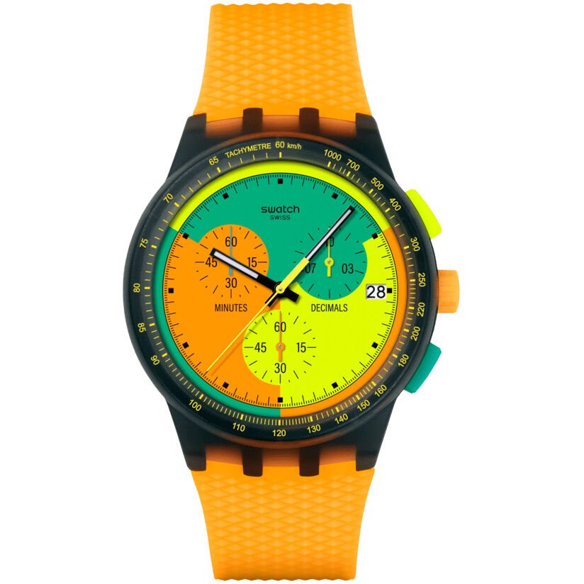 Swatch Susb422 Neon Signal Flag Kol Saati