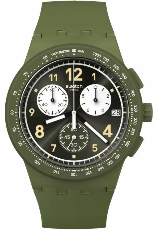 Swatch Susg406 Nothing Basic About Green Erkek Kol Saati