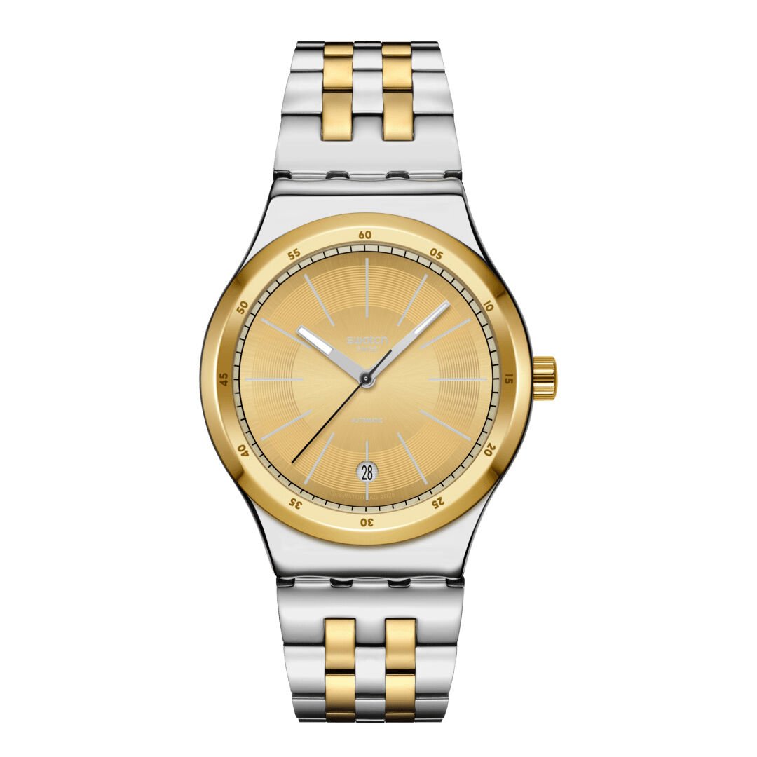 Swatch Yis437G Goldcloak Mechanism Erkek Kol Saati